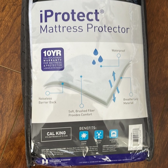 Cal king mattress protector (new) - Picture 2 of 2